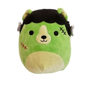 Len the Frankenstein Bear 8" Squishmallow NWT Green Halloween Plush 2021